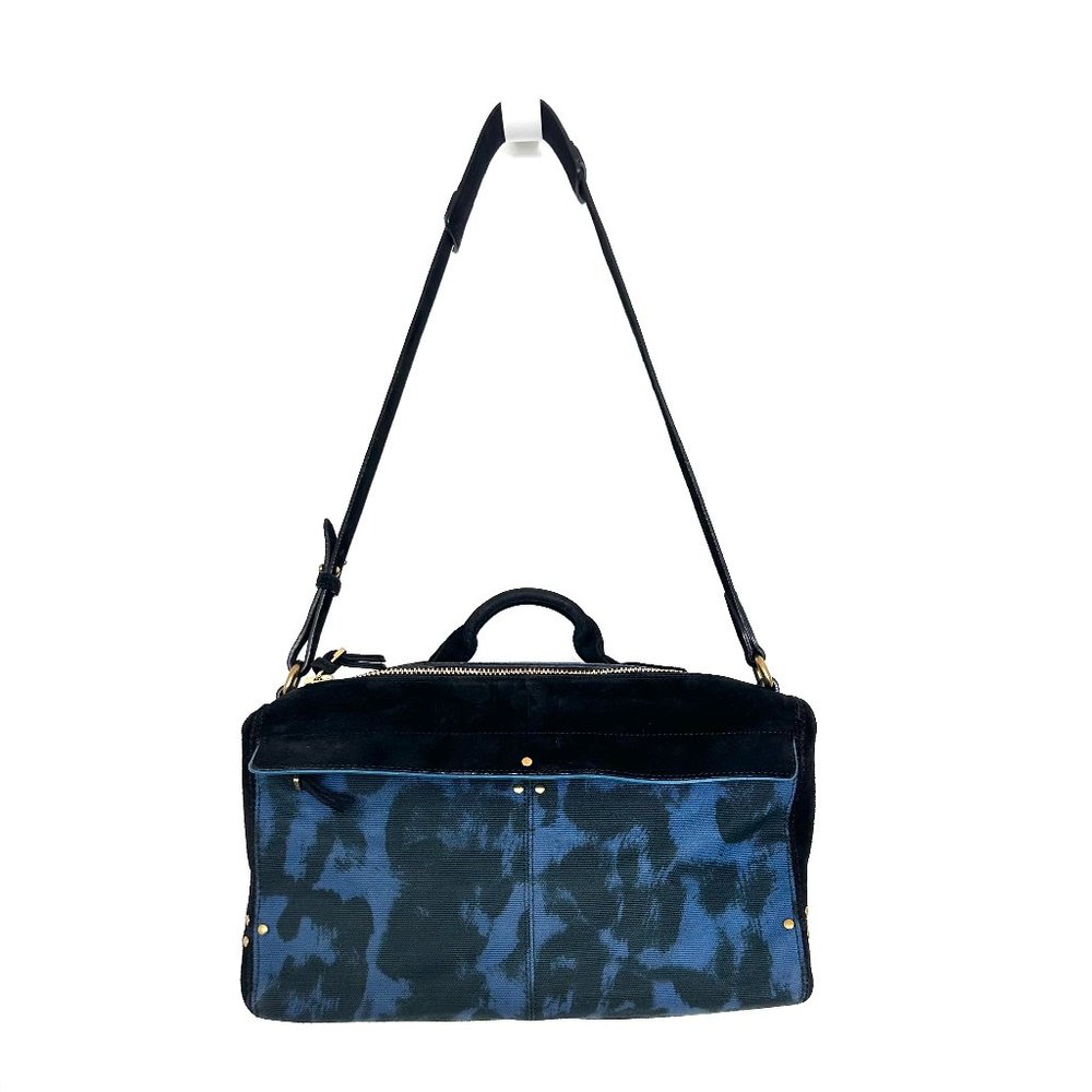 Jerome Dreyfuss, Raoul Handbag, blue animal print